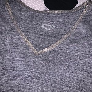 Lane Bryant Sparkly V-neck Tee